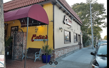Restaurants on cross street